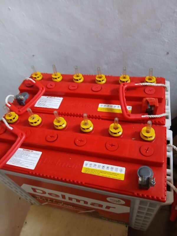 Delmar 12V 220AH "Tall Tabular Wet Batteries" - Image 3