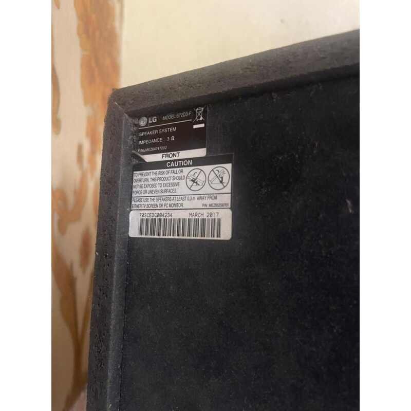 LG Speaker System (SY72D3-F) - Image 5