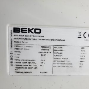 Beko 315L Refrigerator