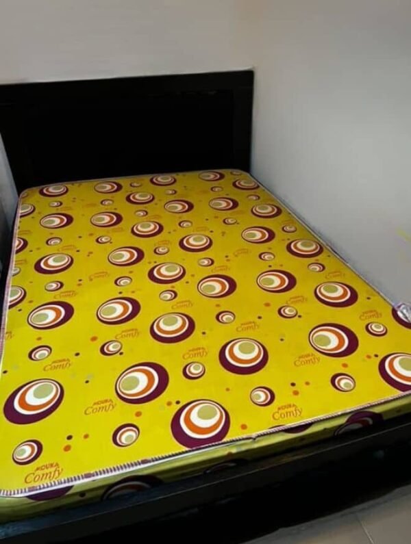 Comfortable "4.5 by 6" Mattress & Bedframe